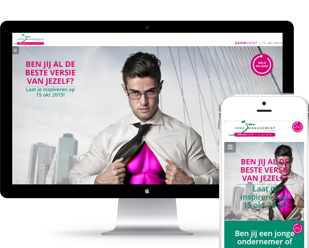 Nieuwe website voor Jong Management Flevoland